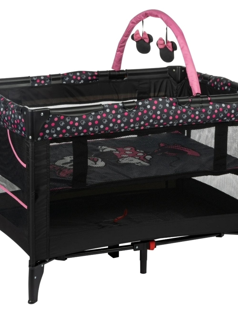 Disney Baby 3D Ultra Play Yard with Bassinet, Toy Bar & Carry Bag – Modern Minni